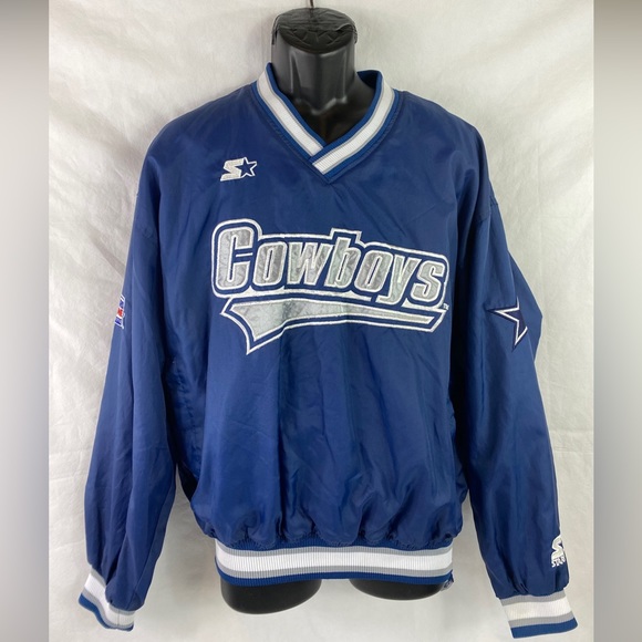 STARTER Other - Dallas Cowboys NFL ProLine Starter Jacket Men Vintage Blue Football NFL Size L